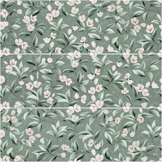 Blossom Garden Menta 33,3x100 Rettificato Matt (3 soggetti misti) Savoia Italia