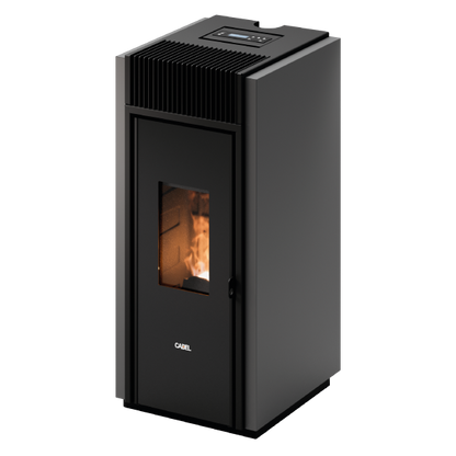 Bold 7 Up-Twin Metallo Antracite Stufa a Pellet Ventilata 7 kW Cadel