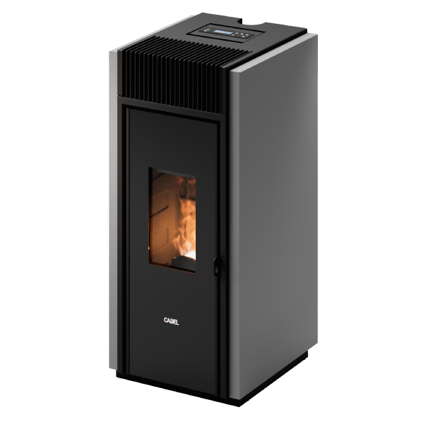 Bold 7 Up-Twin Metallo Titanium Stufa a Pellet 7 Kw Ad Aria CADEL