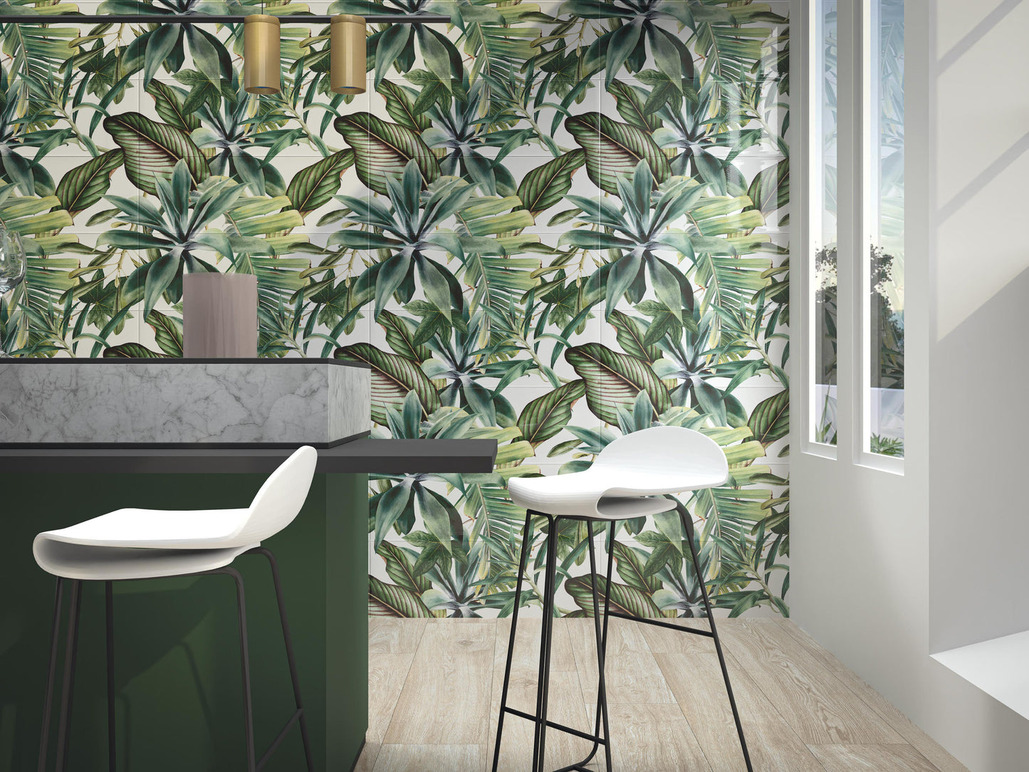 Botanical Green Savage 25x75 Bordo Nat. Lucido/Matt Savoia Italia