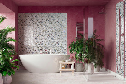 Botanical Romantic 25x75 Bordo Nat. Lucido/Matt Savoia Italia