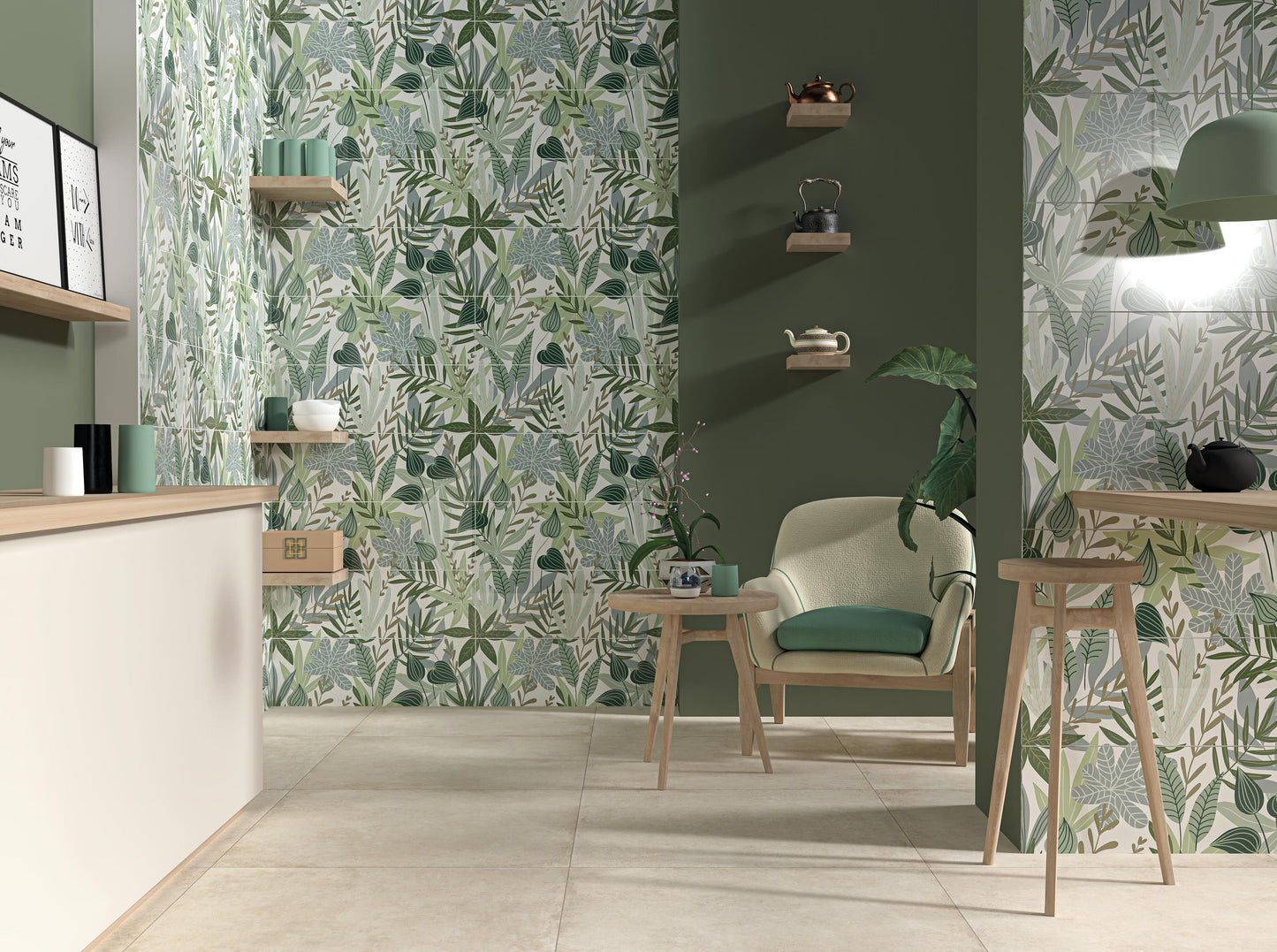 Botanical Garden 25x75 Bordo Nat. Lucido/Matt Savoia Italia