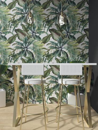Botanical Green Savage 25x75 Bordo Nat. Lucido/Matt Savoia Italia