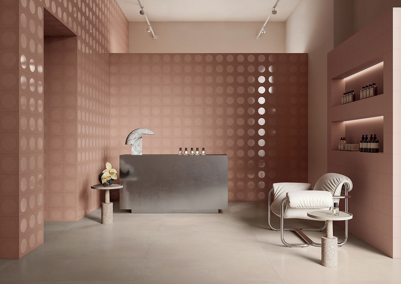 FOREVER COLOR MATTE FINISH PINK 6X25 CIR CERAMICHE