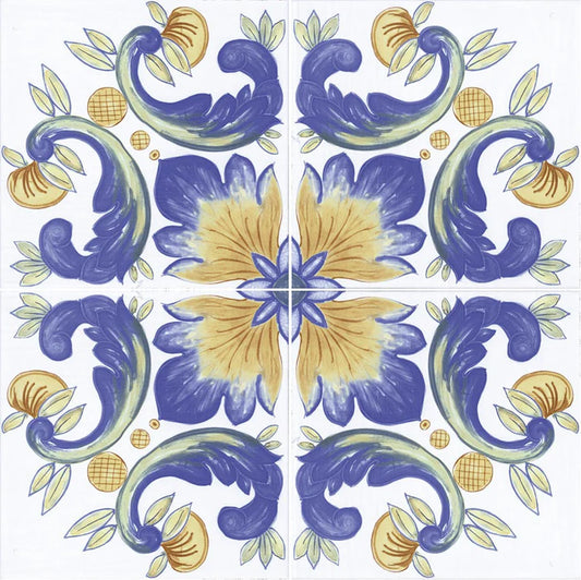 Cotto Mediterraneo Capri 22x22 Savoia Italia