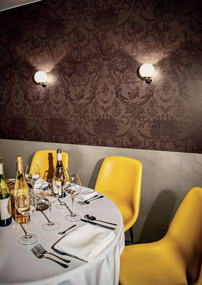 Chromagic Toile de jouy bordeaux 60x120 Rettificato Cir Ceramiche