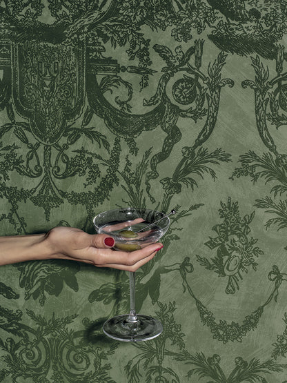 Chromagic Toile de jouy olive 60x120 Rettificato Cir Ceramiche