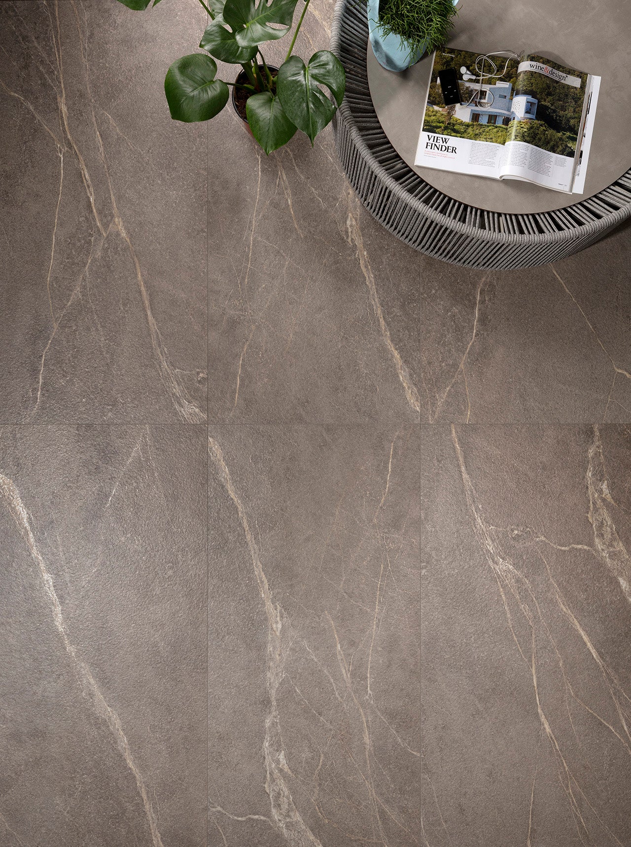 Soap Stone Coffee Satin. Rett. 60x120 Cercom Ceramiche