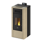 River Idro 16 Maiolica Avorio Stufa a Pellet 16,1 Kw Idro CADEL