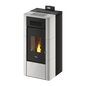 River Idro 23 Maiolica Bianco Stufa a Pellet 22,4 Kw Idro CADEL