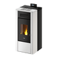 River Idro 23 Metallo Bianco Stufa a Pellet 22,4 Kw Idro CADEL