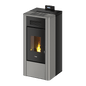 River Idro 23 Metallo Titanium Stufa a Pellet 22,4 Kw Idro CADEL