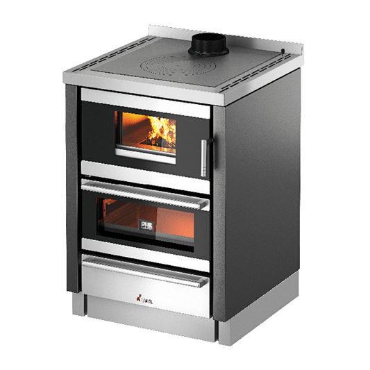 Kook 60 Metallo Antracite Cucina a Legna 6,2 Kw CADEL