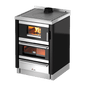 Kook 60 Metallo Nero Cucina a Legna 6,2 Kw CADEL