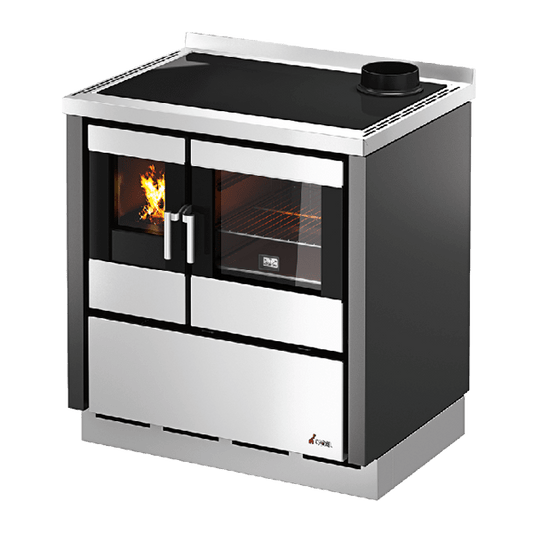 Kook 80 Metallo Antracite Cucina a Legna 7,5 Kw CADEL