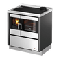 Kook 80 Metallo Antracite Cucina a Legna 7,5 Kw CADEL