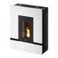 Mithos Plus 14 Up-Twin Metallo Bianco Stufa a Pellet 14 Kw Canalizzata Ad Aria CADEL