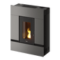 Mithos Plus 12 Up-Twin Metallo Titanium Stufa a Pellet 12 Kw Canalizzata Ad Aria CADEL