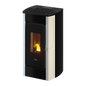 Perla 7 Maiolica Bianco Stufa a Pellet 7 Kw Ad Aria CADEL