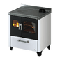 Smart 80 Metallo Bianco Cucina a Legna 7,5 Kw CADEL