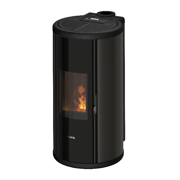 Sound 7 Up-Twin Metallo Antracite Stufa a Pellet 7 Kw Ad Aria CADEL