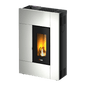Spirit 5 Up Metallo Bianco Stufa a Pellet 5,2 Kw Ad Aria CADEL