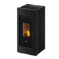 Sweet 7 Metallo Antracite Stufa a Pellet 7 Kw Ad Aria CADEL