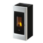 Sweet 7 Metallo Bianco Stufa a Pellet 7 Kw Ad Aria CADEL