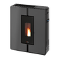 Tile Plus 10 Metallo Antracite Stufa a Pellet 10 Kw Canalizzata Ad Aria CADEL