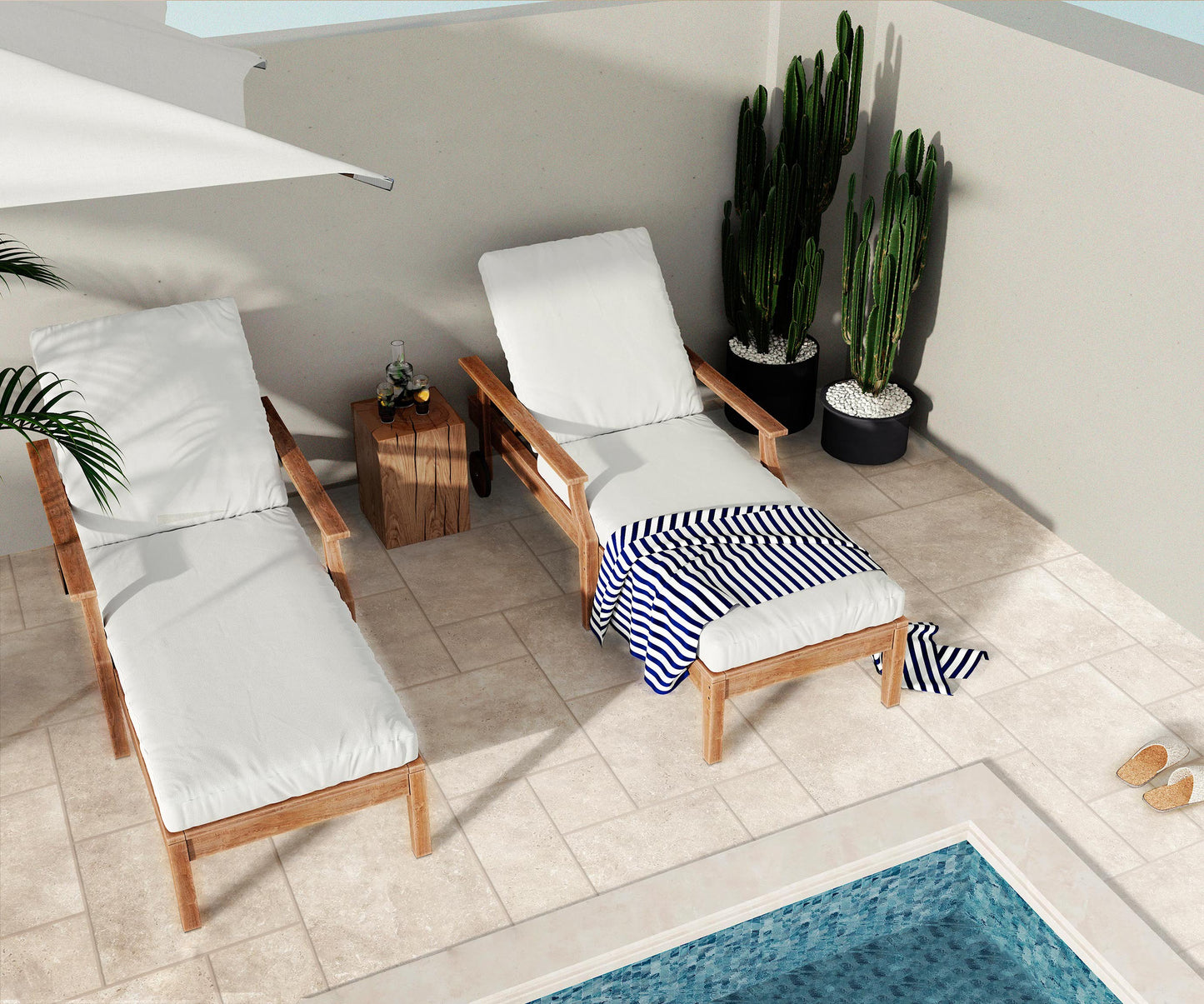 Cantal Almond 60X60 Rettificato Antislip R11 20MM Savoia Italia