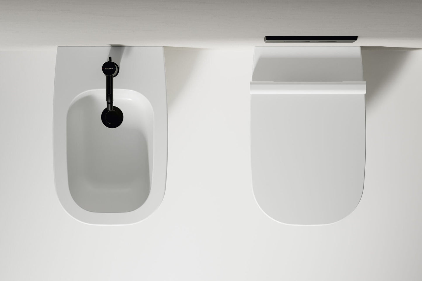 Alba Vaso Traslato Rimless Bianco Opaco Dolomite