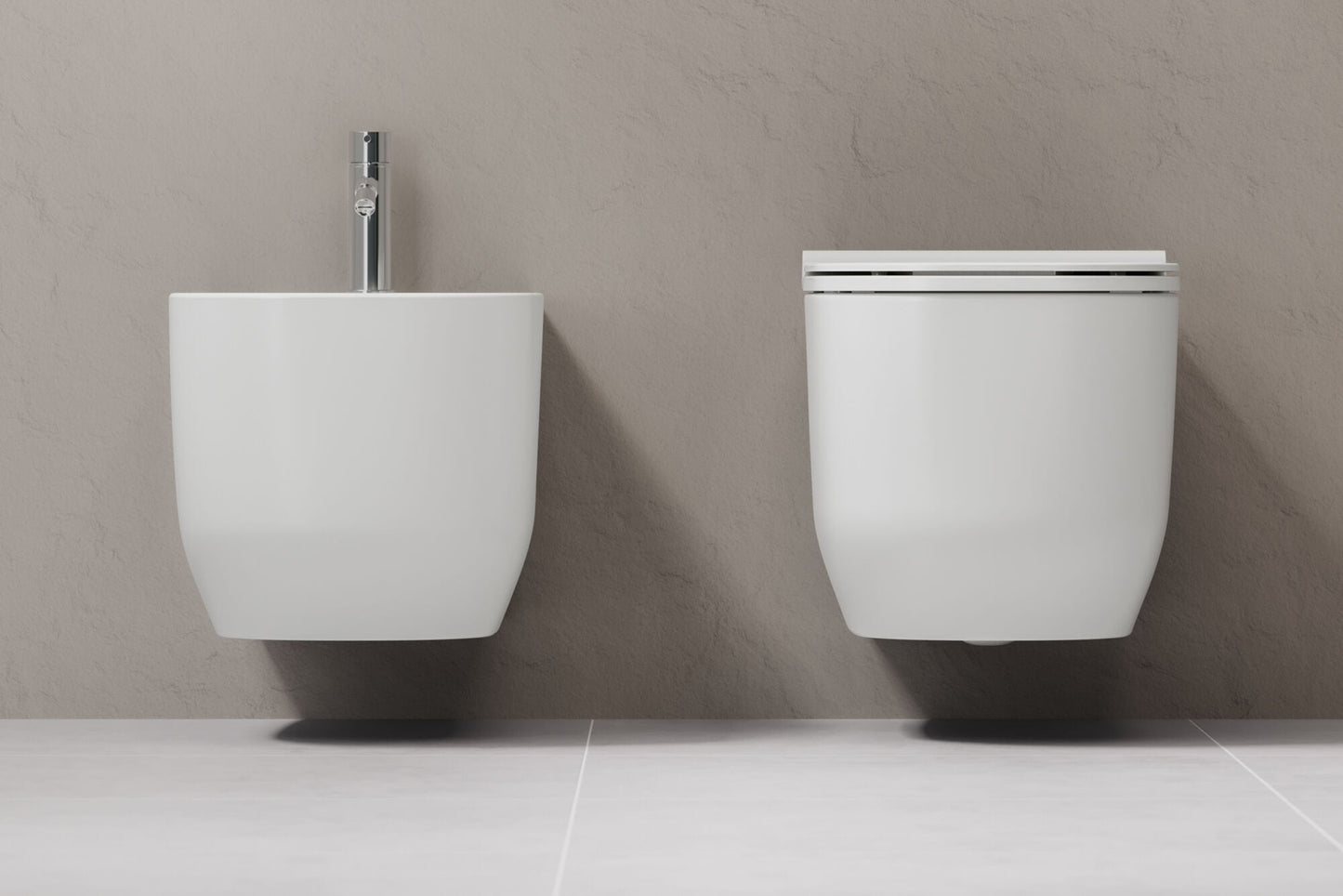 Alba Bidet Sospeso Bianco Opaco Dolomite