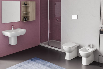 Gemma 2 Bidet filo muro BTW erogazione rubinetto Dolomite
