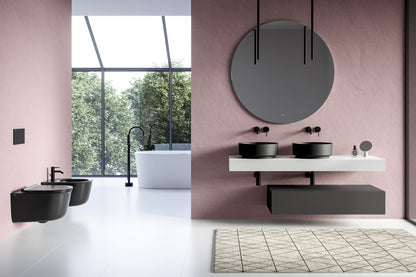 Mayka Bidet sospeso nero opaco Dolomite