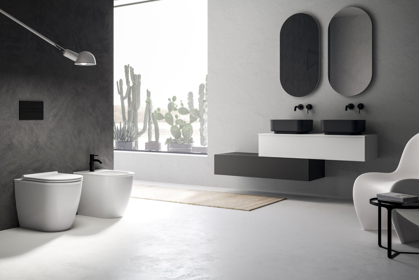 Mayka Bidet filo muro BTW bianco Dolomite