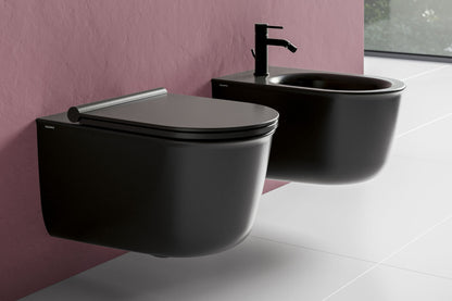 Mayka Bidet sospeso nero opaco Dolomite