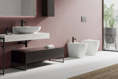 Mirto Lavabo monoforo da appoggio L. 65 cm Dolomite
