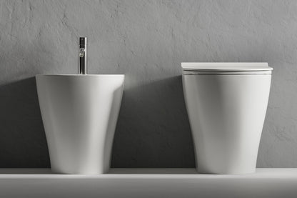 Mirto Bidet filo muro BTW erogazione rubinetto Dolomite