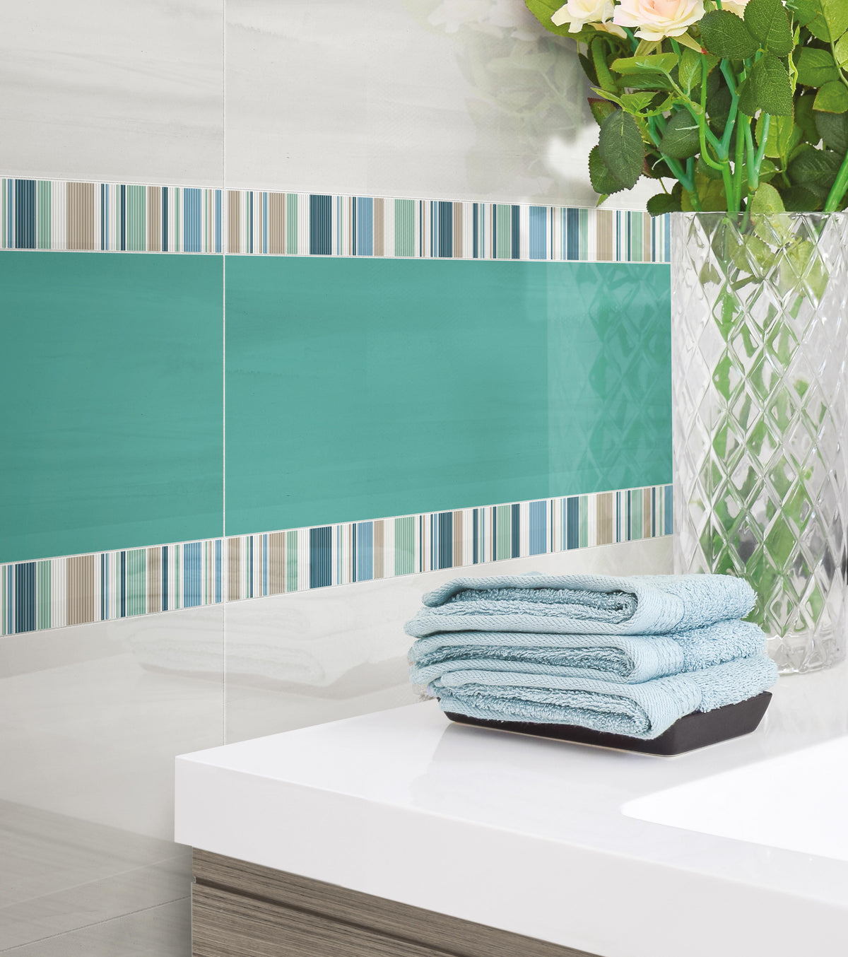 Costa del Sol Verde 20x60 Bordo Nat. Lucido Savoia Italia