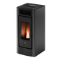 Cristal 9 Airtech Antracite Stufa a Pellet 8,5 Kw Ad Aria CADEL