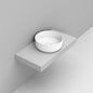 Noemi Lavabo da appoggio ciotola diam 44 cm bianco opaco Dolomite