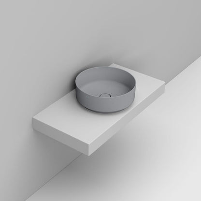 Noemi Lavabo da appoggio a ciotola diam 44 cm grigio cemento Dolomite