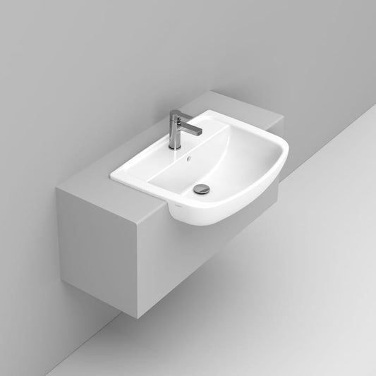 Euro Lavabo semincasso cm 65x48 Dolomite