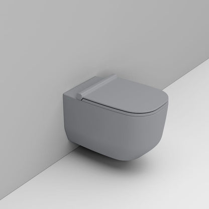 Alba Vaso Sospeso Rimless Grigio Cemento Dolomite