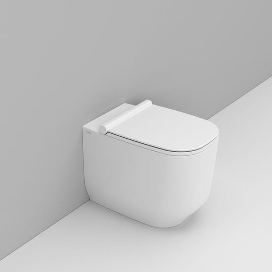 Alba Vaso Traslato Rimless Bianco Opaco Dolomite