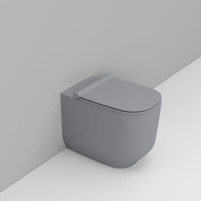Alba Vaso Traslato Rimless Grigio Cemento Dolomite