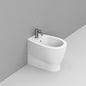 Bidet filo muro Demy Dolomite 36×54 cm bianco con fissaggi