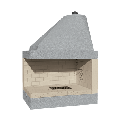 CAMINETTO PREFABBRICATO A LEGNA DS 100 REF MARSICAMIN