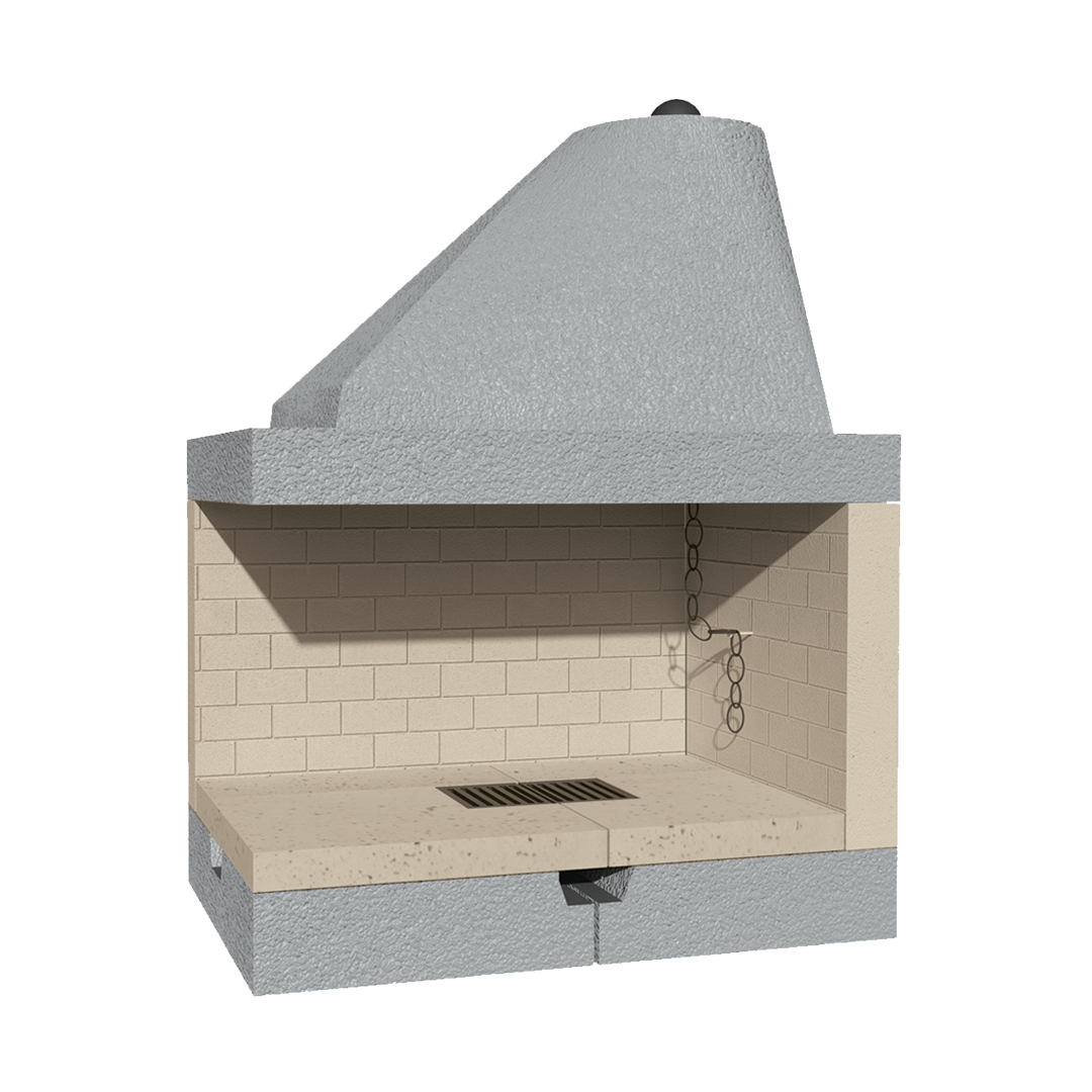 CAMINETTO PREFABBRICATO A LEGNA DS 110 REF MARSICAMIN