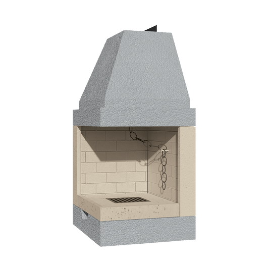 CAMINETTO PREFABBRICATO A LEGNA DS 55 REF MARSICAMIN